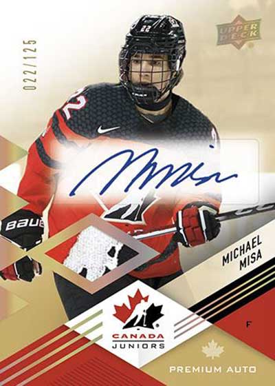 2024 Upper Deck Team Canada Juniors Auto Patch Michael Misa