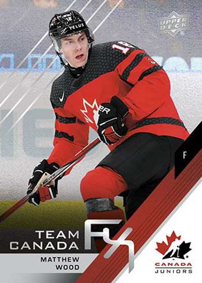 2024 Upper Deck Team Canada Juniors Team Canada FX Matthew Wood