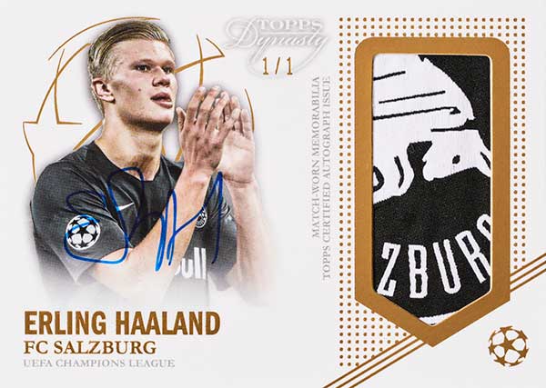 2022-23 Topps Dynasty UEFA UCL soccer Jude Bellingham Match-Worn
