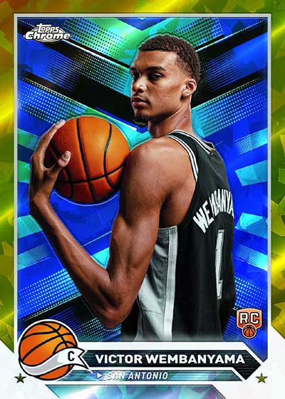 2023-24 Topps Chrome Sapphire Basketball Gold Victor Wembanyama