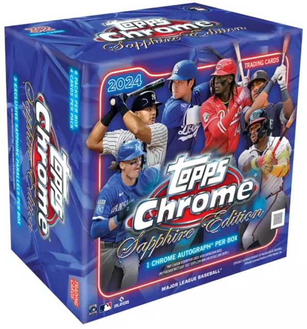 2024 Topps Chrome Sapphire Baseball Checklist, Teams, Box Info
