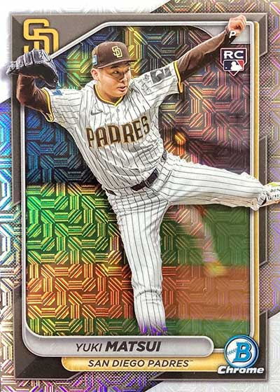 2024 Bowman Chrome Mega Box Baseball Variations Yuki Matsui