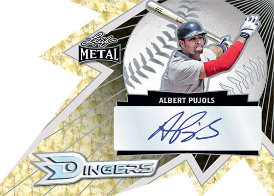 2024 Leaf Metal Baseball Dingers Super Prismatic Albert Pujols Autograph