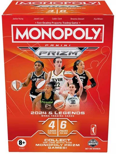 2024 Panini Prizm Monopoly WNBA Checklist, Teams, Box Info