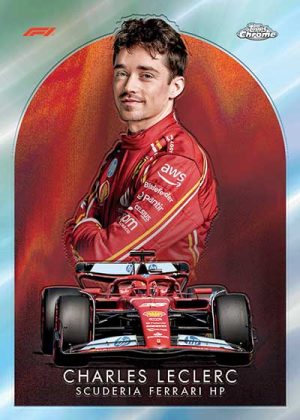 Carte F1 2024 Topps Chrome – Sebastián Montoya – Noir Et Blanc Saphir /15 – Limitée