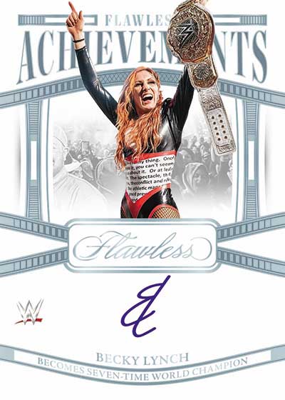 2024 Panini Flawless WWE Flawless Achievements Becky Lynch