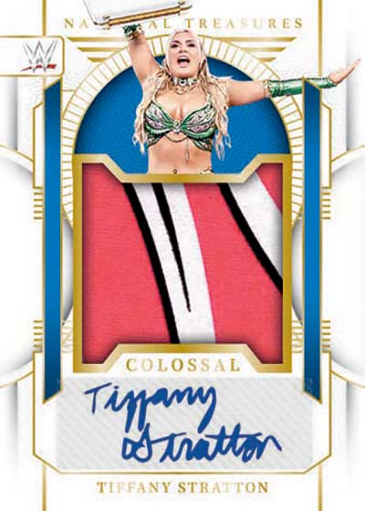 2024 Panini National Treasures WWE Checklist, Hobby Box Info