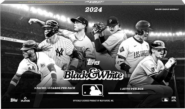 2024 Topps Black and White Baseball Checklist, Teams, Box info