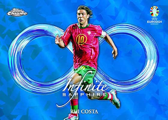 2024 Topps Chrome Sapphire UEFA Euro Infinite Sapphire Rui Costa