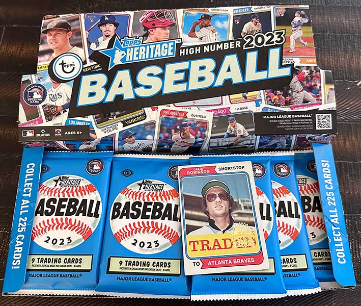 2023 Topps Heritage High Number Baseball Box Break, Review