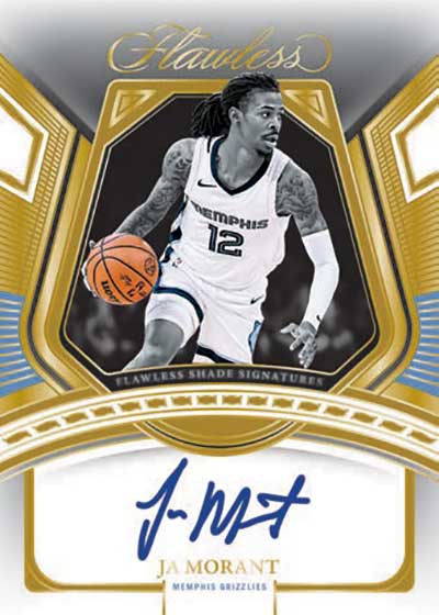 2023-24 Panini Flawless Basketball Flawless Shade Signatures Ja Morant
