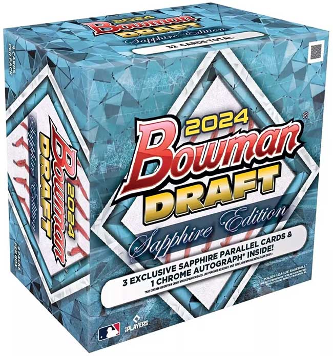 2024 Bowman Draft Sapphire Baseball Checklist, Teams, Box Info