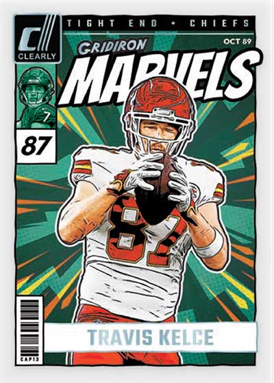2024 Clearly Donruss Football Gridiron Marvels Travis Kelce