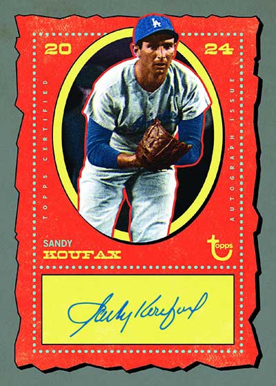 2024 Topps Brooklyn Collection Baseball Sandy Koufax Autograph