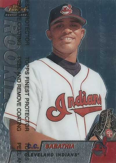 1999 Finest CC Sabathia Rookie Card