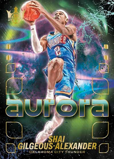 2024-25 Panini Court Kings Basketball Aurora Shai Gilgeous-Alexander