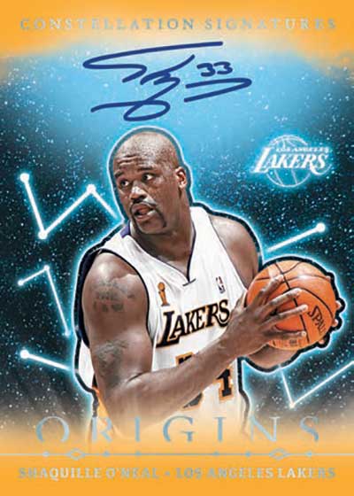 2024-25 Panini Origins Basketball Constellation Signatures Shaquille O'Neal