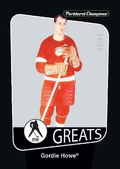 2024-25 Parkhurst Champions Hockey Black Border Gordie Howe