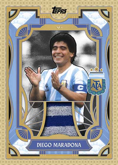2024-25 Topps Argentina Team Set Soccer Tango Relics Diego Maradona