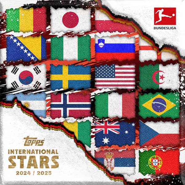 2024-25 Topps Bundesliga International Stars Checklist, Box Info