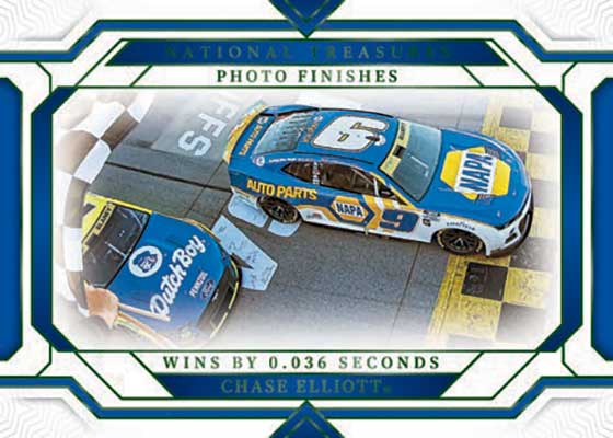 2024 Panini National Treasures NASCAR Racing Photo Finishes Chase Elliott
