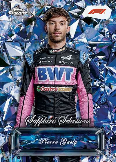 2024 Topps Chrome Sapphire Formula 1 Sapphire Selection Pierre Gasly