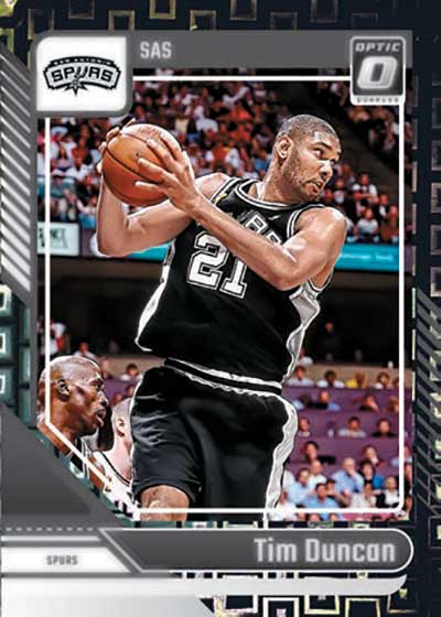 2024-25 Donruss Optic Basketball Black Pandora Tim Duncan