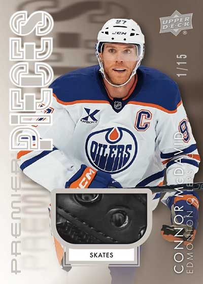 2024-25 Upper Deck Premier Hockey Premier Pieces Skates Connor McDavid