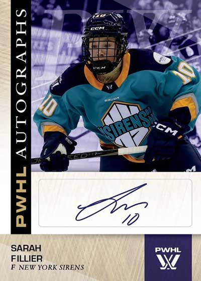 2025 Upper Deck PWHL Hockey PWHL Autographs Sarah Fillier