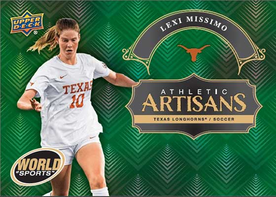 2025 Upper Deck World of Sports Athletic Artisans Green Lexi Missimo