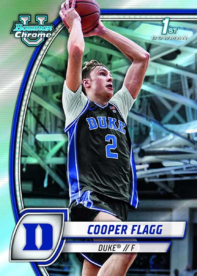 2024-25 Bowman Chrome University Basketball Cooper Flagg