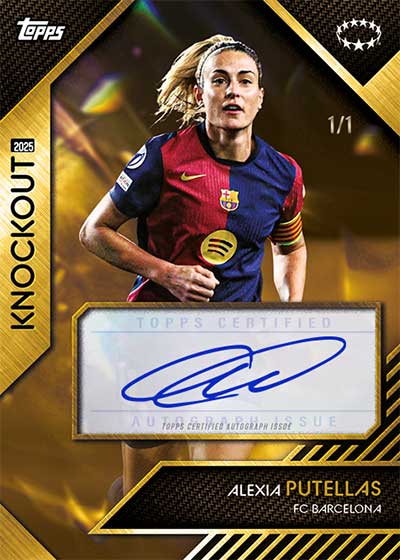 Carte Topps Now UCL 21/22 N°168 - Alexia Putellas - FC Barcelone - Édition Limitée
