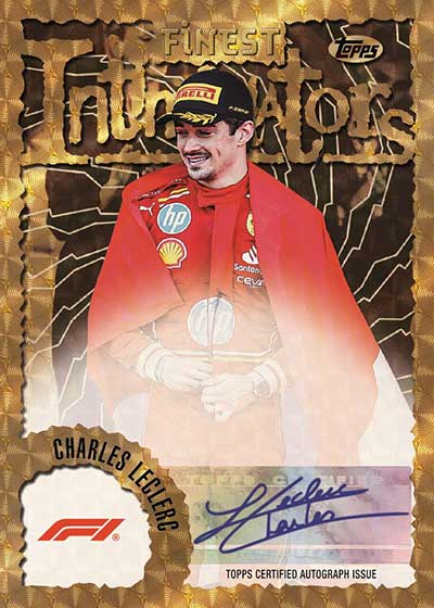 2024 Topps Finest Formula 1 Intimidators Autographs Superfractors Charles Leclerc