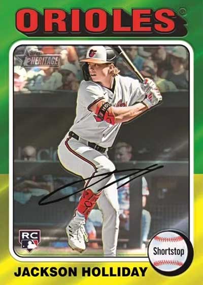 2024 Topps Heritage High Number Baseball Chrome Jackson Holliday