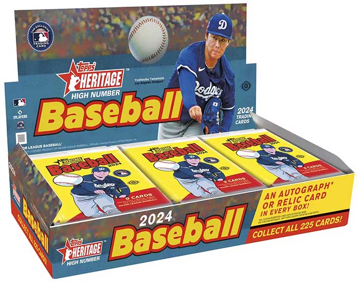 2024 Topps Heritage High Number Baseball Hobby Box