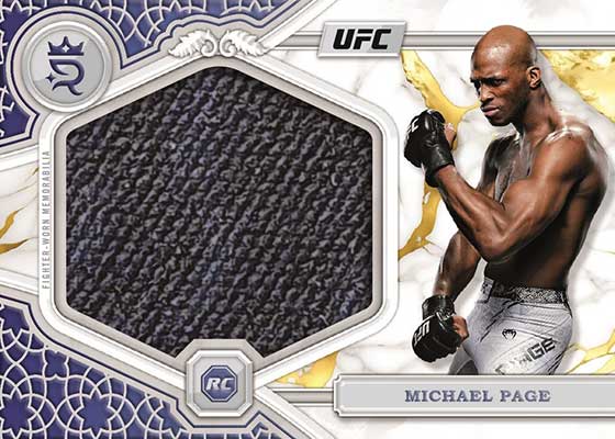 2024 Topps Royalty UFC Rookie Jumbo Relics Michael Page