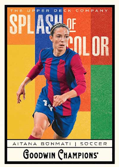 2025 Upper Deck Goodwin Champions Splash of Color Aitana Bonmati