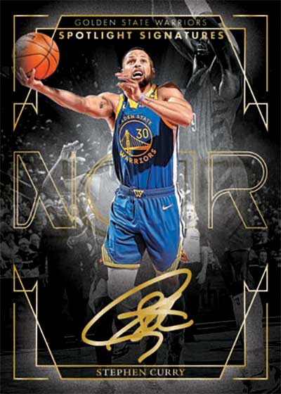 2024-25 Panini Noir Basketball Spotlight Signatures Stephen Curry