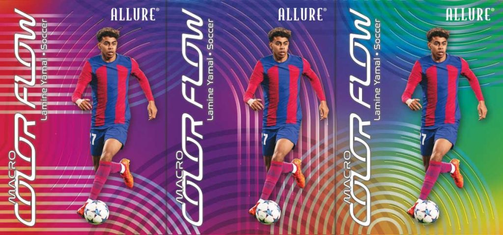 2025 Upper Deck Allure SE Macro Color Flow Lamine Yamal