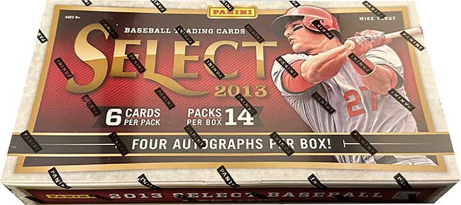2013 Panini Select Baseball Box Break, Review and Breakdown