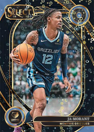 2024-25 Panini Select Basketball Black Disco Ja Morant