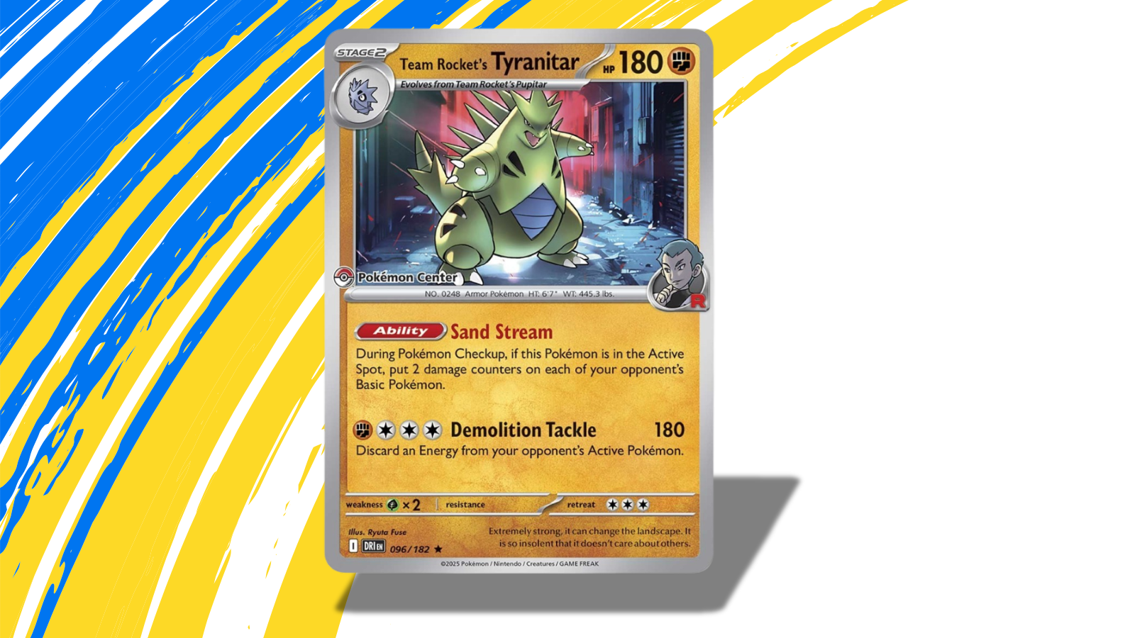 pokemon cards tyranitar Tyranitar ex (17/17) (Holo) [POP Series 1] main image 1