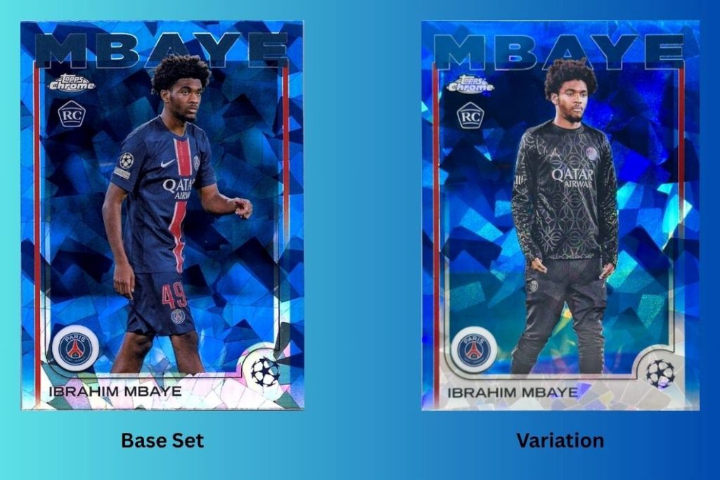 Topps ChromeIBRAHIM MBAYE RC 05/25 シリアル入 2024-25 Topps Chrome Sapphire UEFA Club Competitions Variations