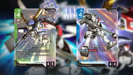 Gundam Card Game Wings of Advance Starter Deck Checklist: ST02
