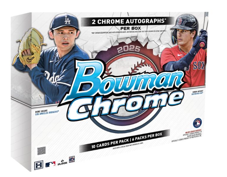2025 Bowman Chrome Baseball Checklist, Team Set Lists, Details