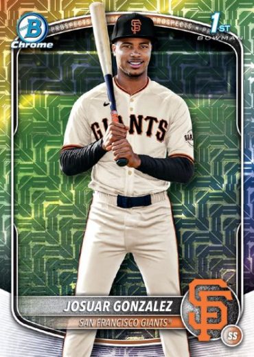 2025 Bowman Chrome Mega Box Baseball Checklist, Box Details