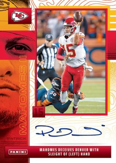Patrick Checklist 2025 Panini Patrick Mahomes Autograph Collection Checklist