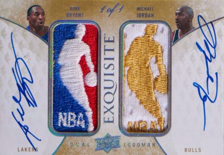 Michael Jordan and Kobe Bryant Logoman Card Sets Auction Record at