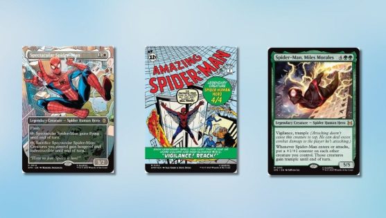 spectacular spider-man mtg card Amazon.com: Marvel Legends Series Magic: The Gathering Battle-Damaged Spider -Man, 6-Inch Action Figure Toy & Exclusive Foil Collectible Card Game  Trading Card : Toys & Games main image 1