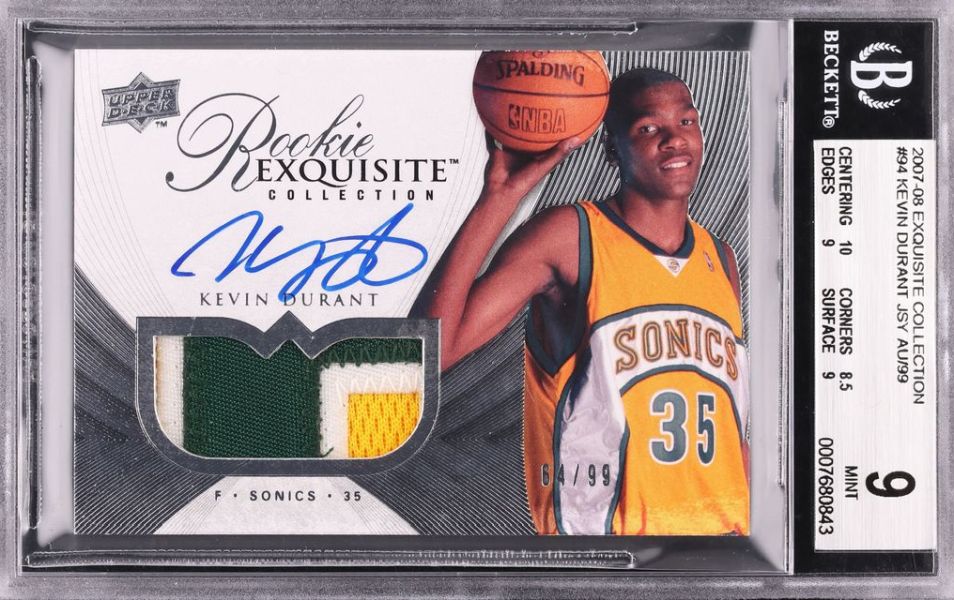 Kevin Durant Rookie Cards Continue to Soar in Value - Beckett News
